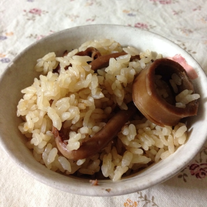 イカの缶詰で簡単☆イカめし